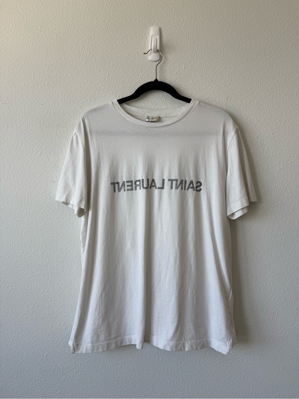 SAINT LAURENT Logo T-shirt - Picture 2 of 9